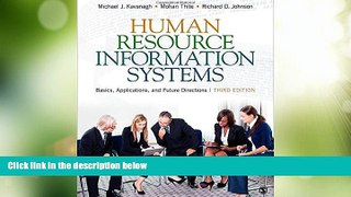 Big Deals  Human Resource Information Systems: Basics, Applications, and Future Directions  Best