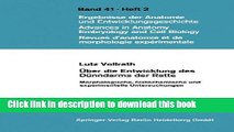 [Popular Books] Ãœber die Entwicklung des DÃ¼nndarms der Ratte: Morphologische, histochemische und