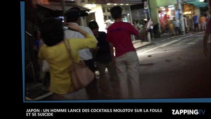 Japon : Un homme lance des cocktails molotov sur la foule et se suicide