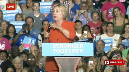 Full Speech- Hillary Clinton Rally in St. Petersburg, Florida (August 8, 2016)