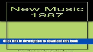 [Popular Books] New Music 87 Free Online