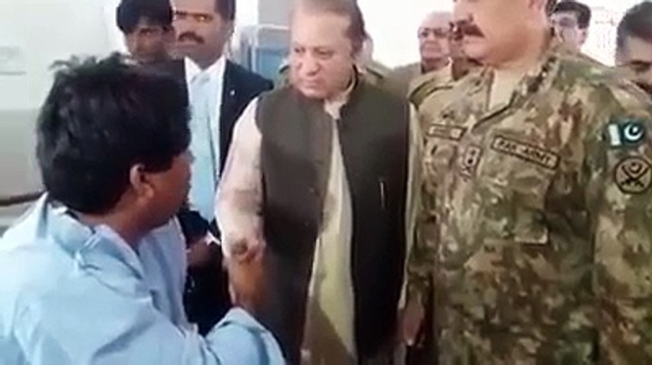 Zakhmi Baloch Wakeel Ne Nawaz Sharif Ko Genral Raheel Ke Samne Kia Kaha..