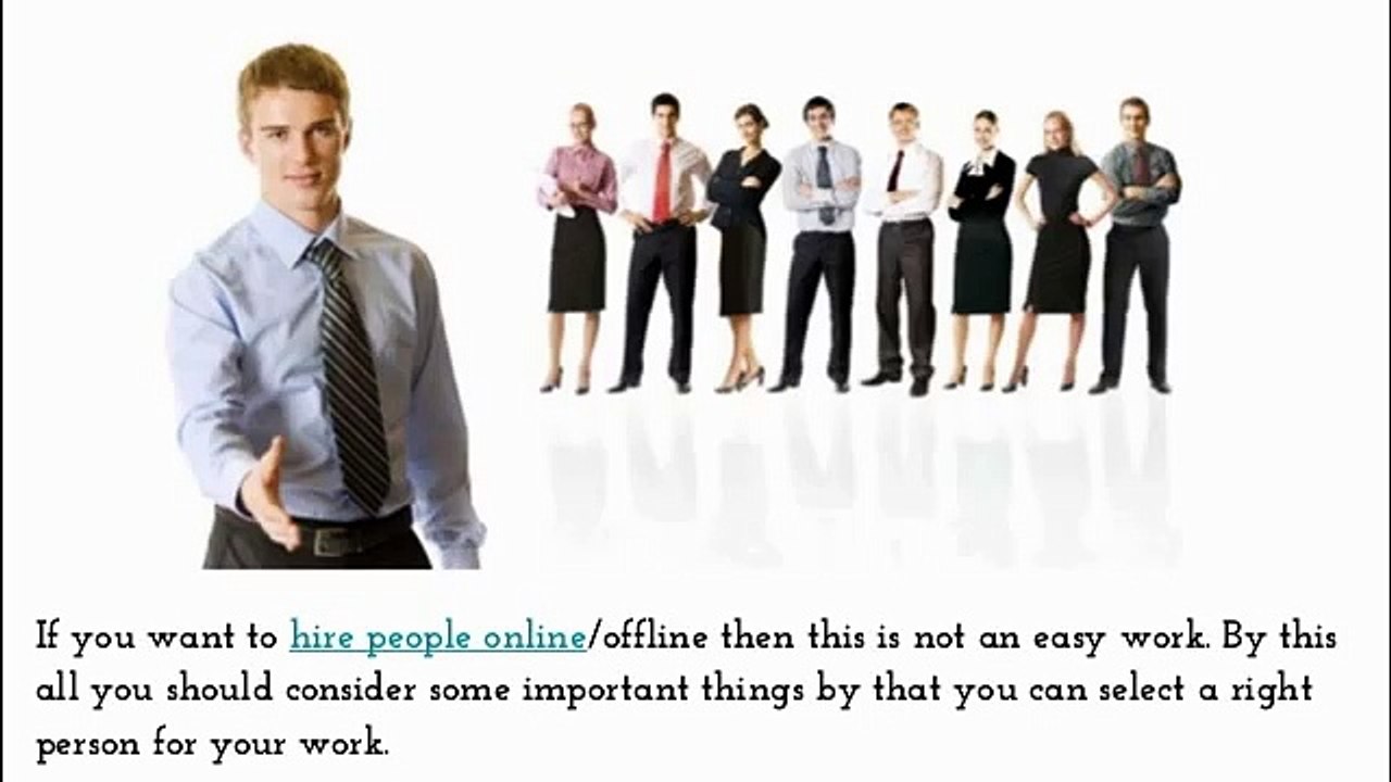 Some Tips to Hiring Right Peoples