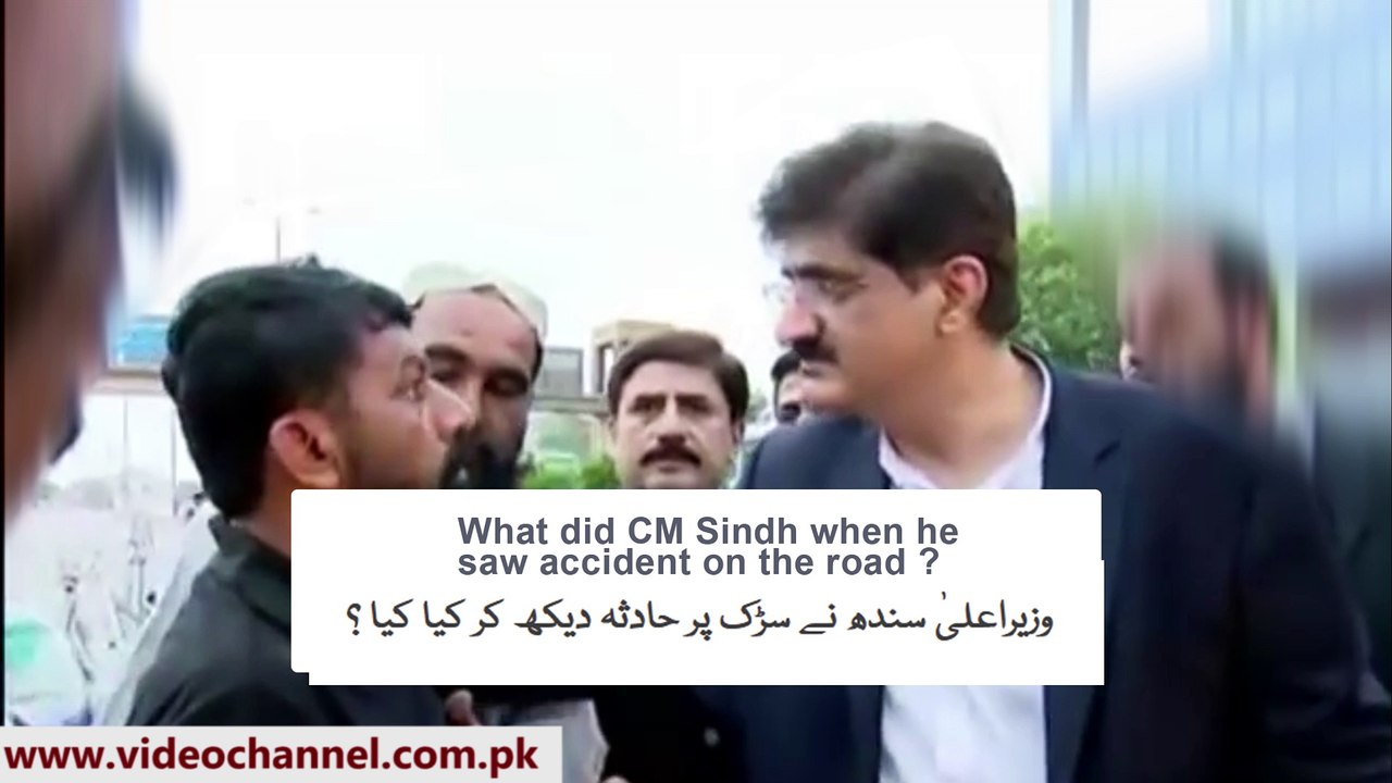 CM Sindh Murad Ali Shahs What Did ...