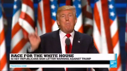 Race for the White House: 50 key Republicans sign letter warning against Trump