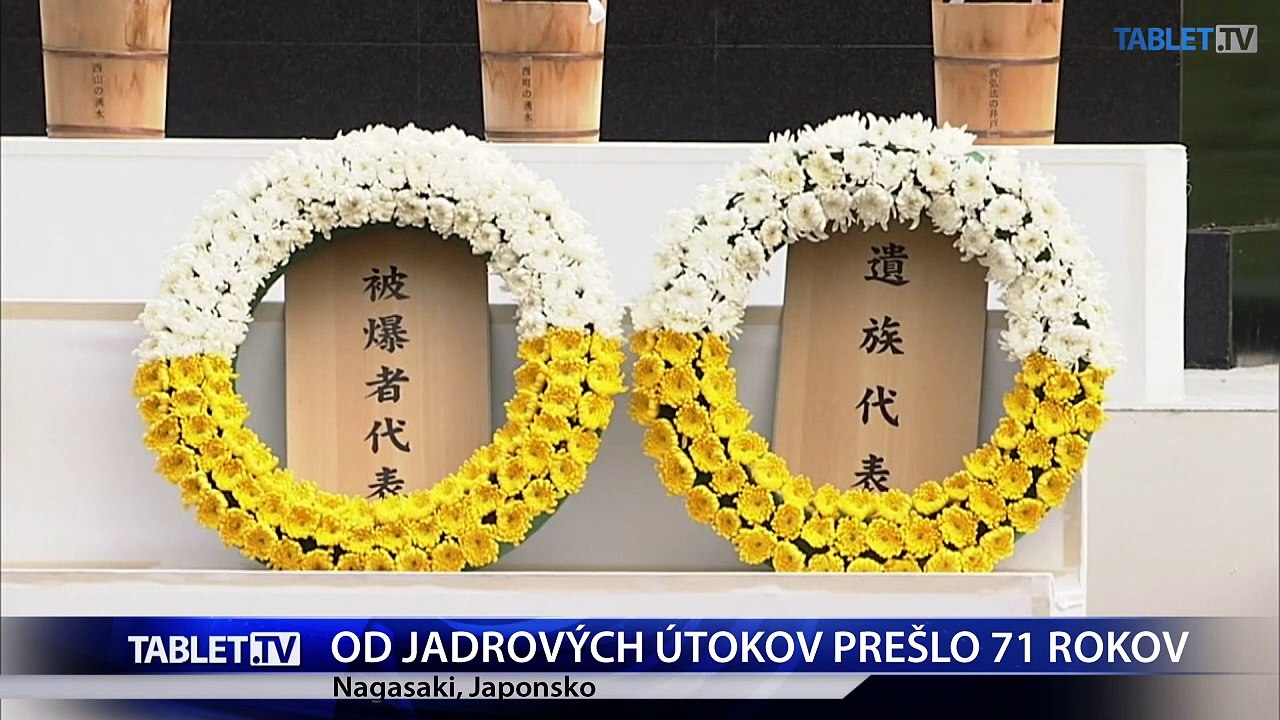 Japonsko si dnes uctilo pamiatku obetí z Nagasaki