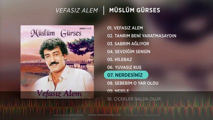 Nerdesiniz (Müslüm Gürses) Official Audio #nerdesiniz #müslümgürses