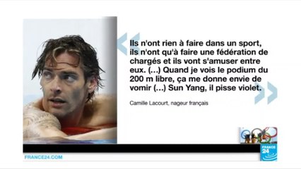 JO 2016 - Camille Lacourt charge le dopage après sa défaite : "Sun Yang, il pisse violet"