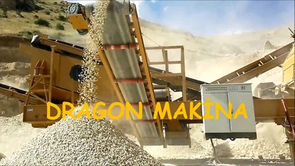 Mobile Basalt crushing and screening plant