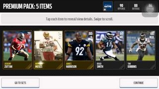 Madden Mobile:5 Premium + 1 Pro Pack OPENING!!!!