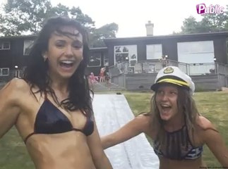 Nina Dobrev : Grosse partie de rigolade avec ses copines !