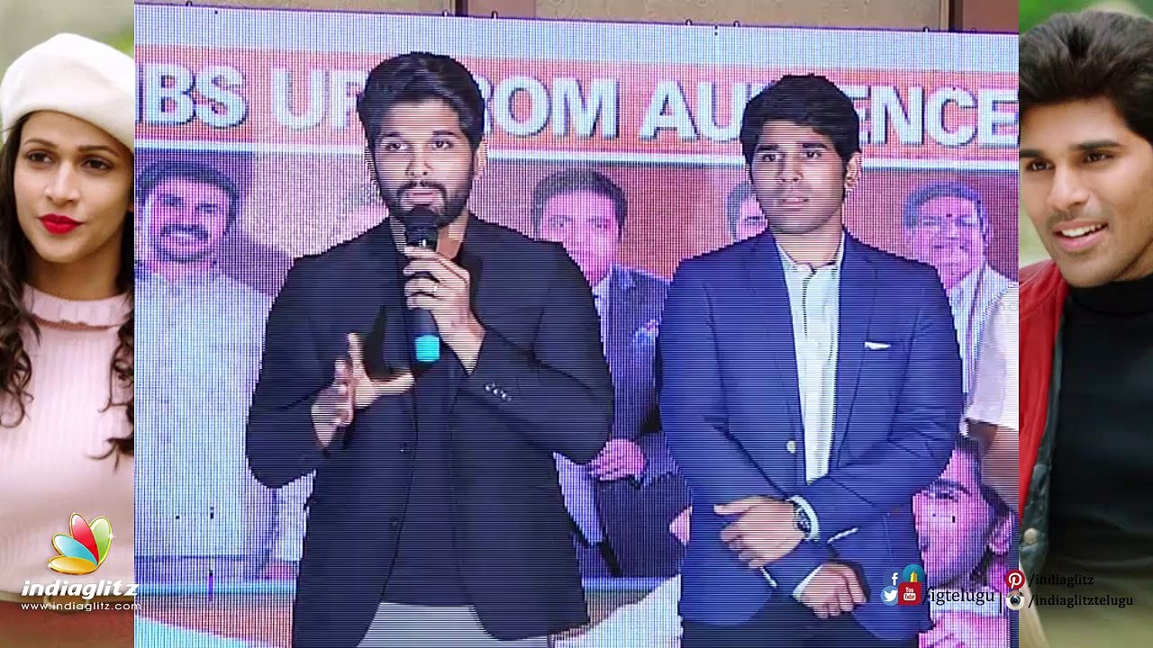 Allu Arjun Speech