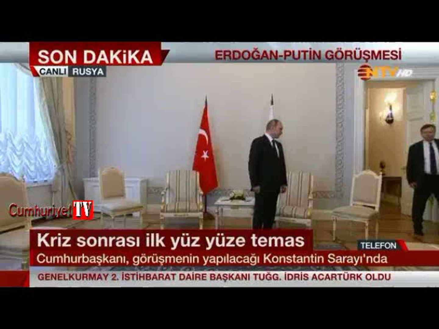 Putin Erdogan Gorusmesinden Ilk Goruntuler Dailymotion Video