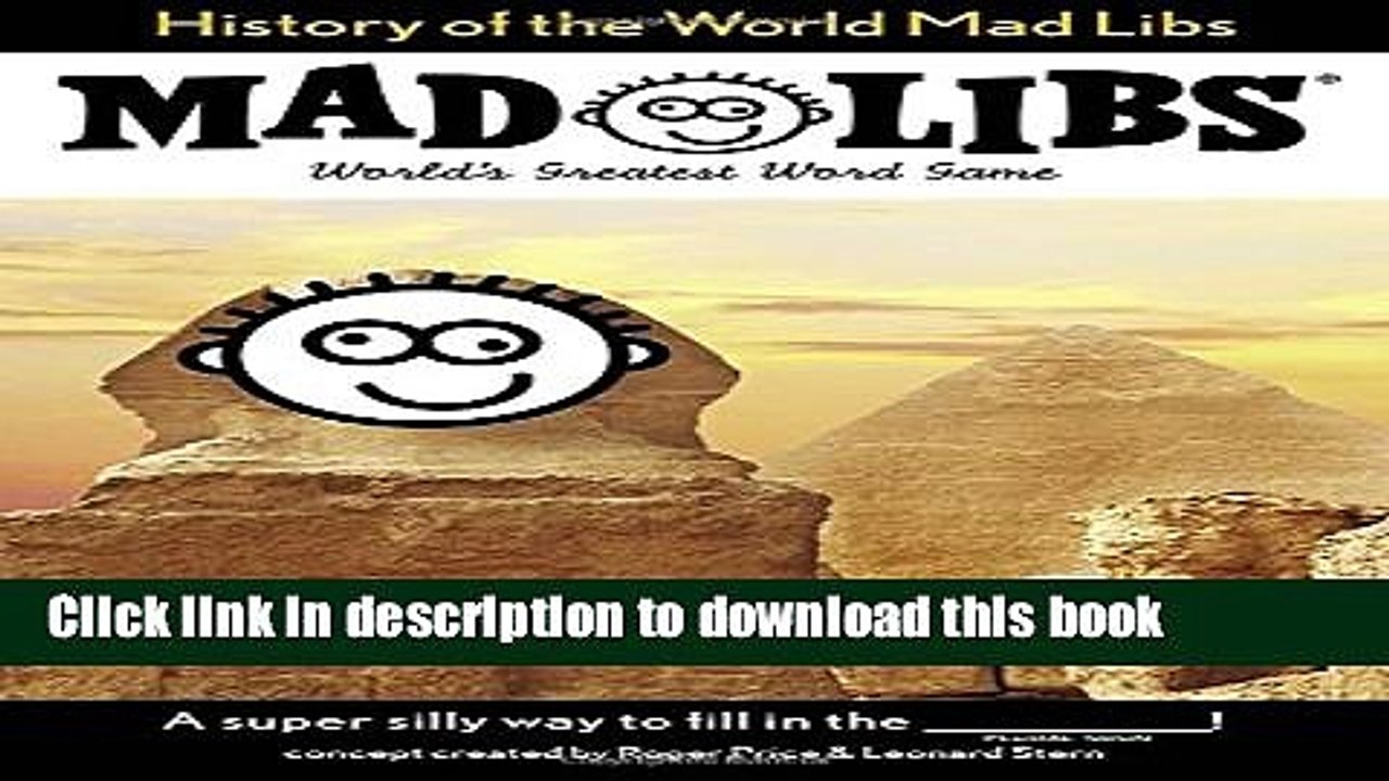 [Popular Books] History of the World Mad Libs Full Online