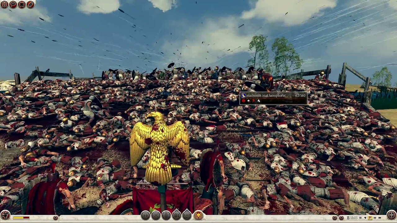 Rome Total War 2 Massive Battles - 4,800 Archers vs 6,500 Melee (Massacre) [Ultra 1080p]