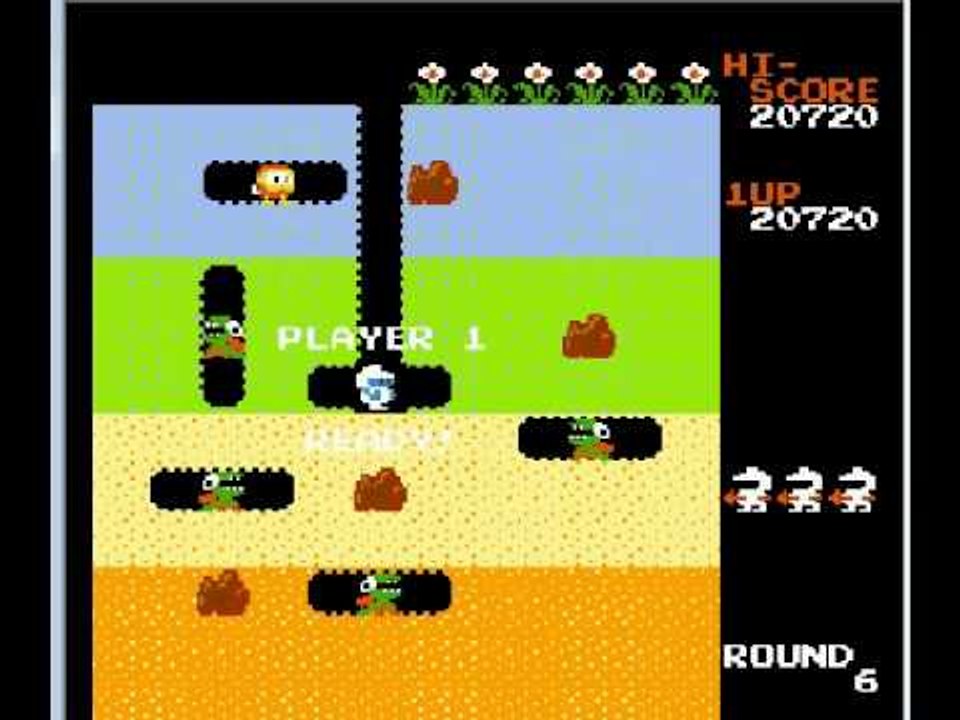 New high score on Dig Dug