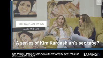 Kim Kardashian : Sa sextape remise au goût du jour par deux jumelles sans tabou (vidéo)