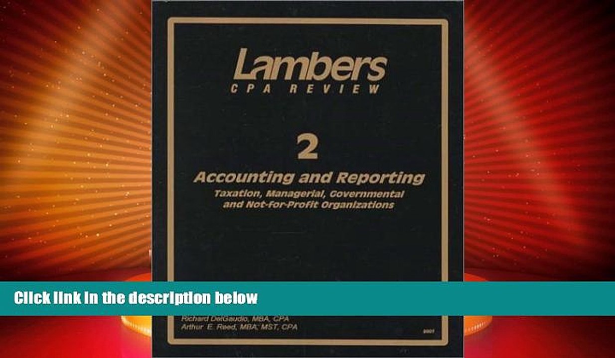 READ FREE FULL  CPA Exam Preparation: Accounting and Reporting: Taxation, Managerial, Governmental