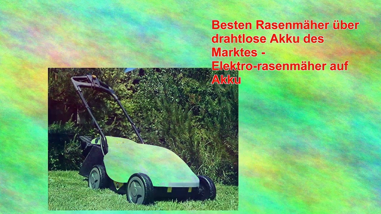Lazer ecomow 36 Elektrorasenmäher auf Akku 24 V