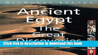 [Popular] Ancient Egypt The Great Discoveries Hardcover Free
