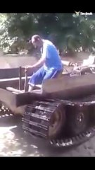 Kendi tankını yapan adam (Trabzon)