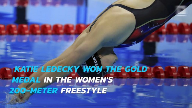 Katie Ledecky wins gold in women's 200m freestyle