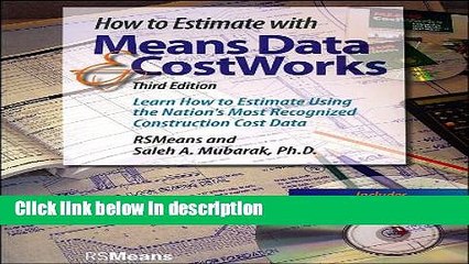 Download How to Estimate with Means Data and CostWorks: Learn How to Estimate Using the Nation s