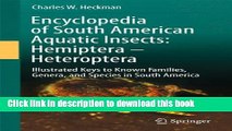 Download Encyclopedia of South American Aquatic Insects: Hemiptera - Heteroptera: Illustrated Keys