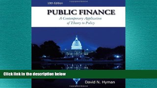 READ book  Public Finance: A Contemporary Application of Theory to Policy READ ONLINE