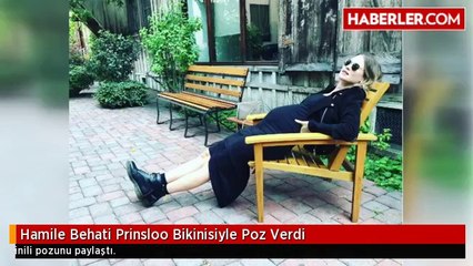 Hamile Behati Prinsloo Bikinisiyle Poz Verdi