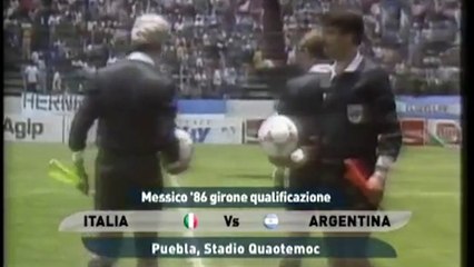 Argentina 1-1 Italia Copa Mundial México 1986
