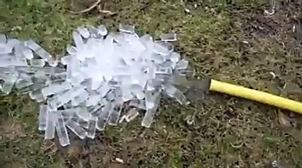ice in pipe