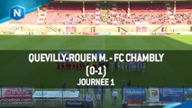 J1 : QUEVILLY ROUEN MÉTROPOLE - FC CHAMBLY (0-1), LE RÉSUMÉ