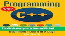[PDF] Programming:  C    Programming : Programming Language For Beginners: LEARN IN A DAY! (C  ,