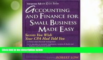 READ FREE FULL  Accounting and Finance for  Small Business Made Easy (Entrepreneur Made Easy)