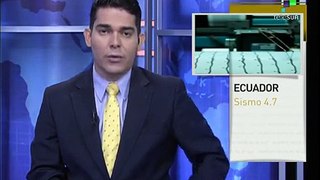 Ecuador: sismo de 4.7 grados Richter sacude Quito
