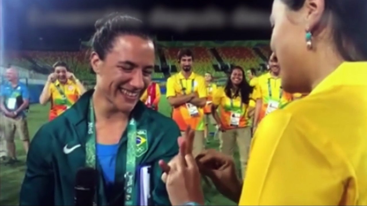 JO de Rio : une joueuse de rugby demandée en mariage par sa petite amie