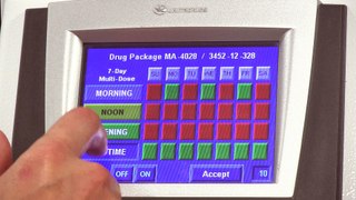 PAS - Versi-Pack Software, saving a prescription from the machine side