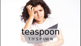 How to Pronounce Teaspoon / How to Say Teaspoon