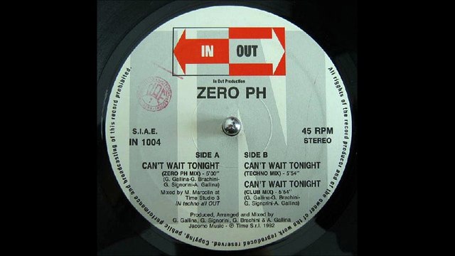 Zero PH - Can't Wait Tonight (Zero PH Mix) (A)