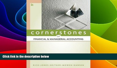 READ FREE FULL  Bundle: Cornerstones of Financial and Managerial Accounting, 2nd + Aplia