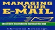 [Download] Managing Your E-Mail: Thinking Outside the Inbox Paperback Free