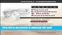 [Download] Pocket Companion for Physical Examination and Health Assessment, Canadian Edition