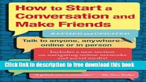 [Download] How To Start A Conversation And Make Friends: Revised And Updated Hardcover {Free|