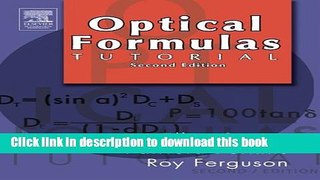 [Download] Optical Formulas Tutorial Hardcover Free