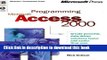 [PDF] Programming Microsoft Access 2000 (Microsoft Programming Series) E-Book Online
