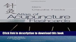 [Download] Atlas of Acupuncture Flashcards, 1e Paperback Online