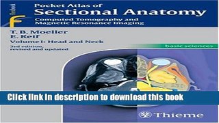 [Download] Pocket Atlas of Sectional Anatomy, Computed Tomography and Magnetic Resonance Imaing,