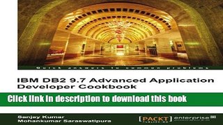 [PDF] IBM DB2 9.7 Advanced Application Developer Cookbook Book Online