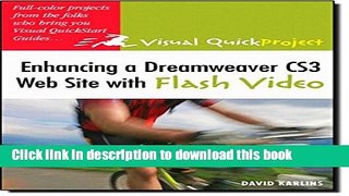 [PDF] Enhancing a Dreamweaver CS3 Web Site with Flash Video: Visual QuickProject Guide Book Online